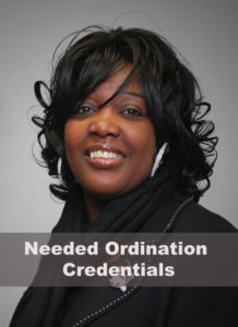 Needed Ordination Credentials