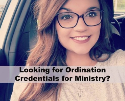 Ordination Credentials for Ministry