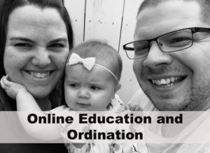 Online education and ordination
