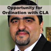 Opportunity for Ordination
