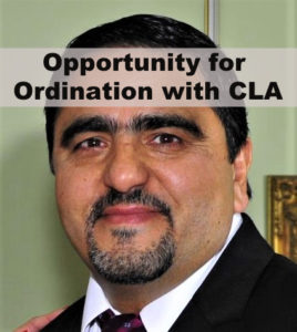 Opportunity for Ordination