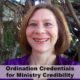 Ordination Credentials for ministry credibility