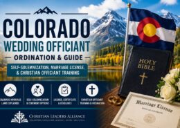 Colorado wedding officiant ordination and marriage license guide