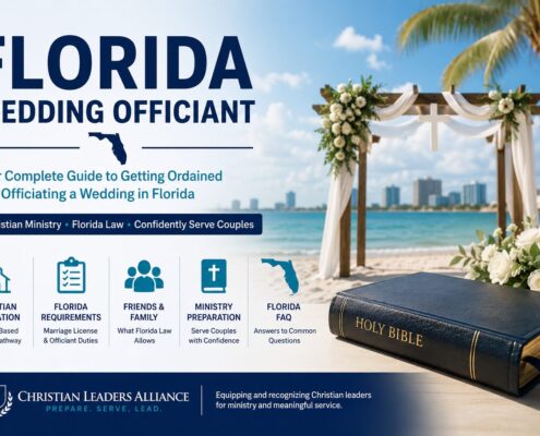 Florida wedding officiant ordination and marriage requirements guide