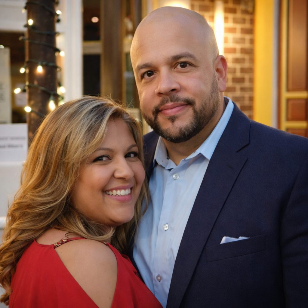 Christian wedding officiant and spouse serving through free online ordination in California