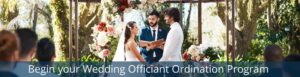 Wedding Officiant Banner
