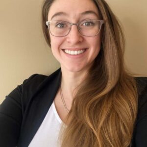 Hayley, a Christian life coach and ordained minister, providing faith-based guidance to others.