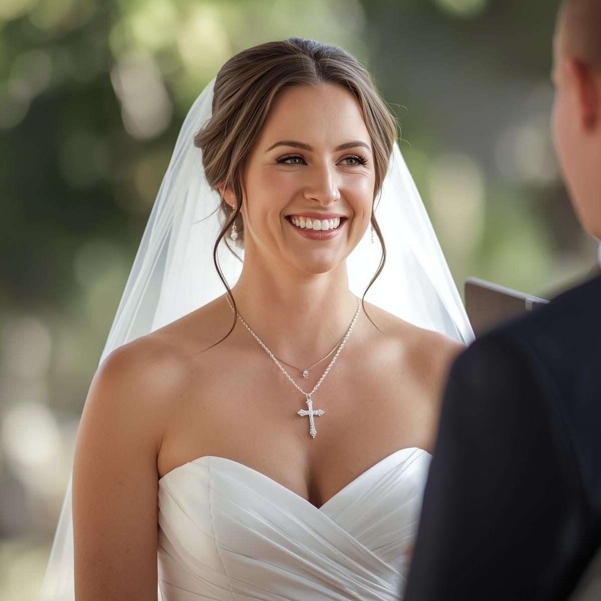 Christian wedding officiant credentialed through USA Christian Wedding Officiant Credentialing & Study-Based Ordination Center officiating a wedding ceremony