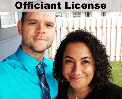 George Alvarado, Christian Leaders student and wedding officiant
