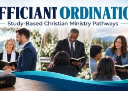 Officiant Ordination pathways for Christian wedding, funeral, and ministry officiants