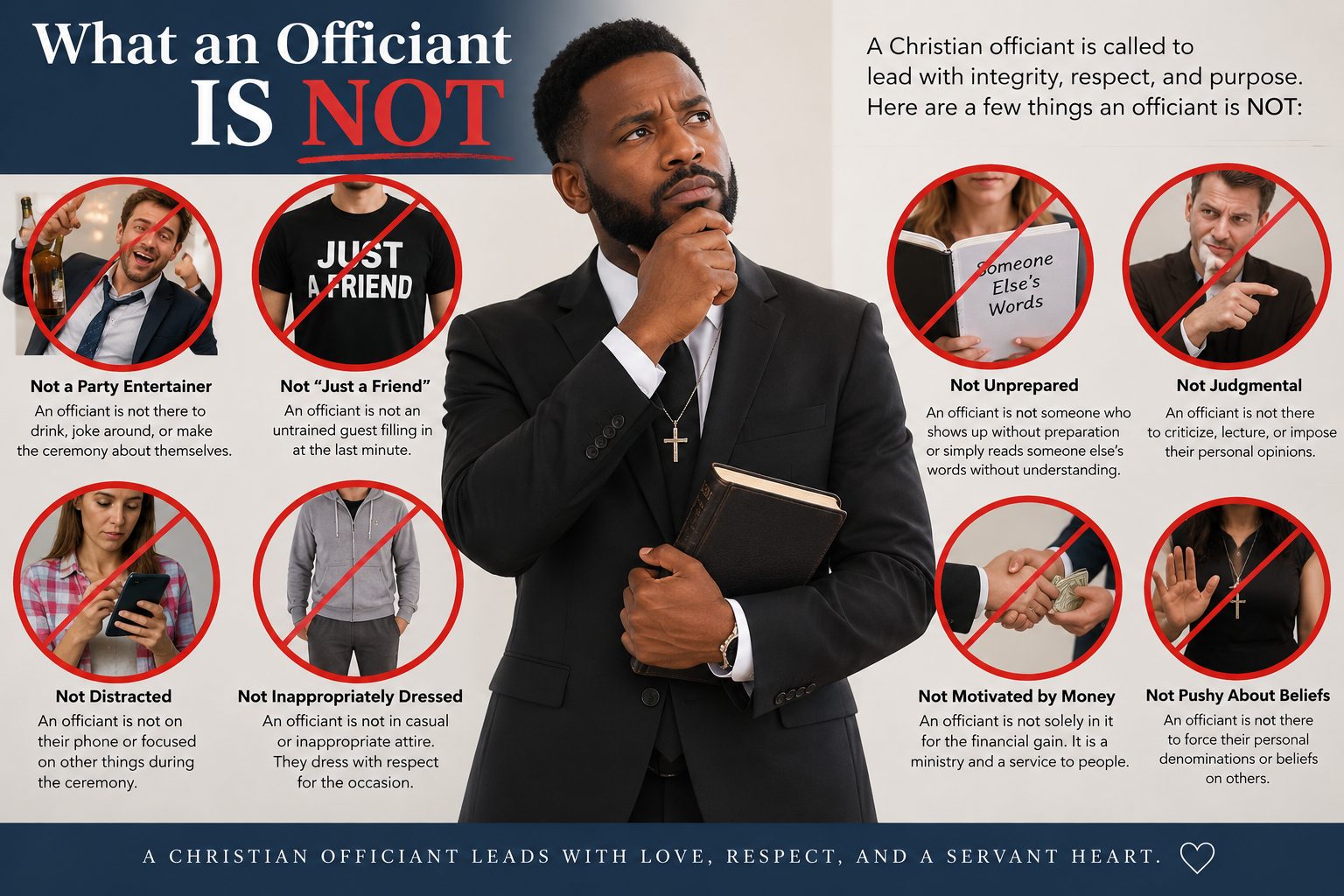 Christian leaders preparing for responsible ministry service